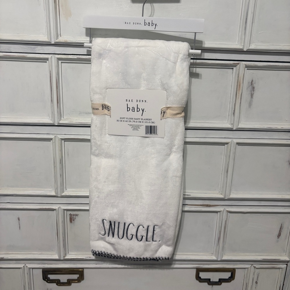 Rae Dunn Soft Plush Baby Blanket